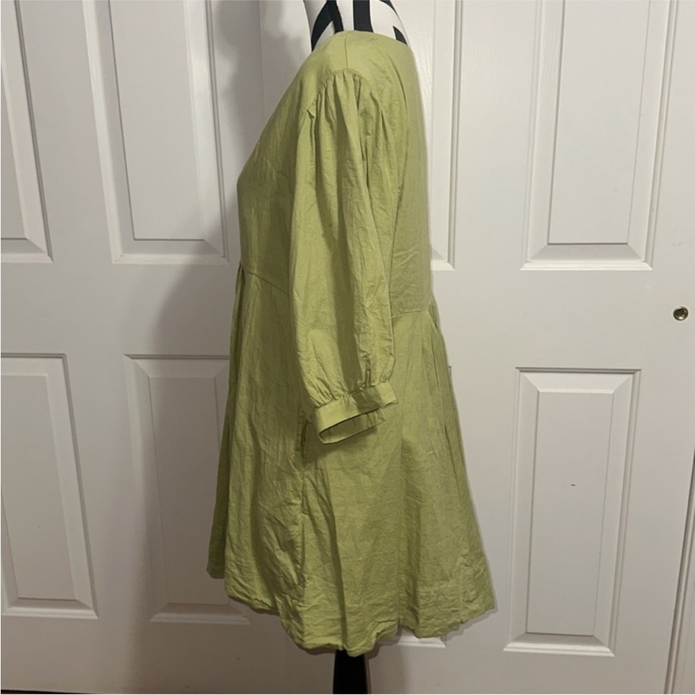 Olive Green Women's Top - Picture 2 of 2